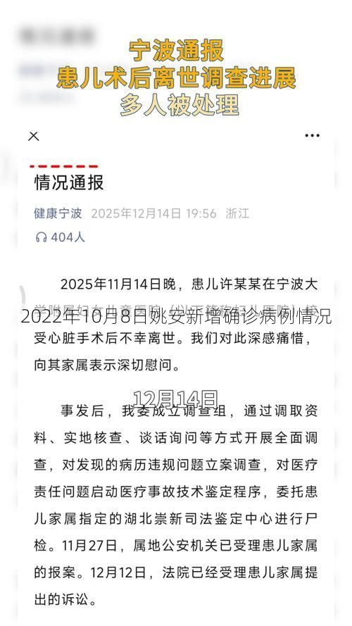 2022年10月8日姚安新增确诊病例情况