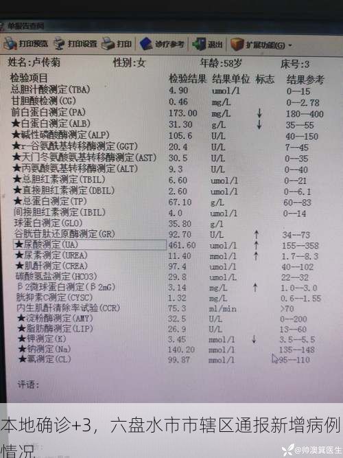 本地确诊+3,六盘水市市辖区通报新增病例情况