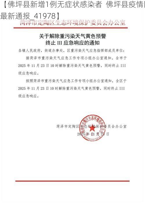【佛坪县新增1例无症状感染者 佛坪县疫情防控最新通报_41978】