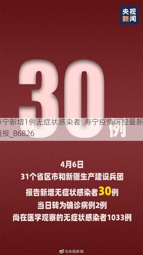 寿宁新增1例无症状感染者  寿宁疫情防控最新通报_86826