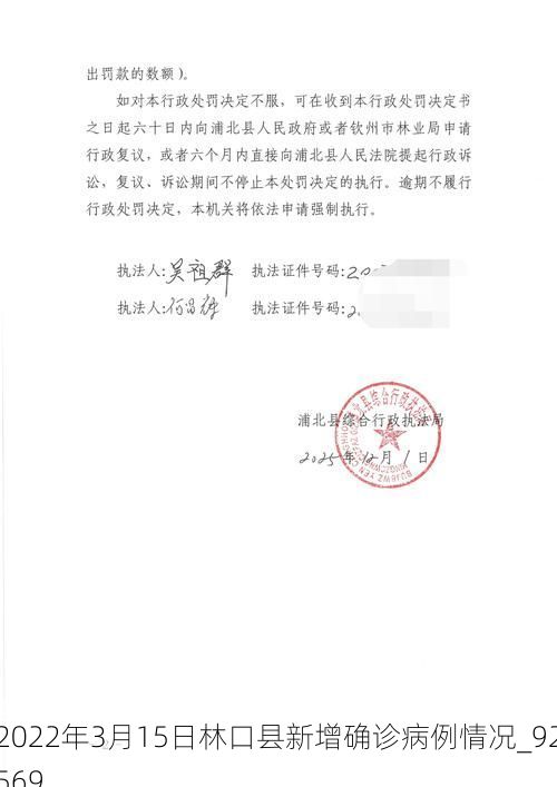 2022年3月15日林口县新增确诊病例情况_92569