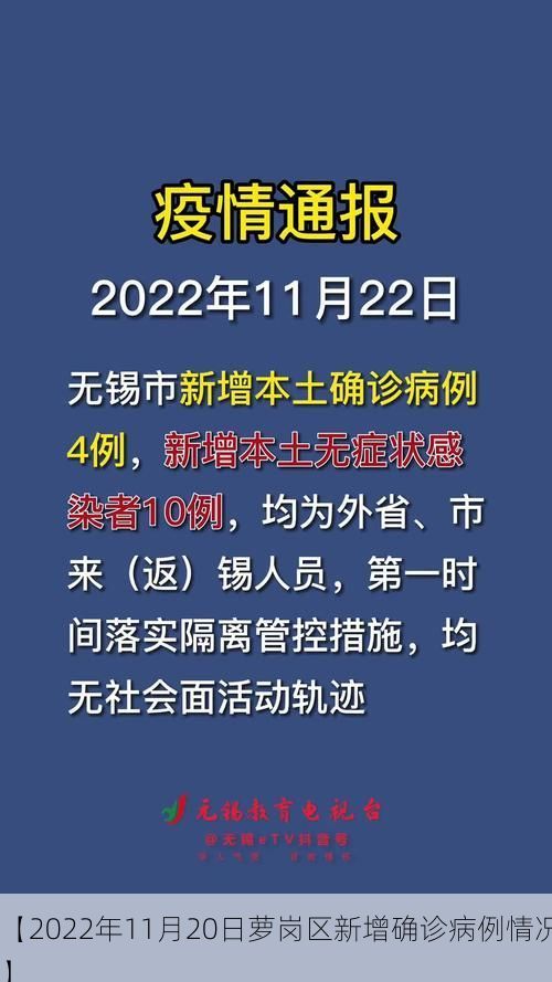 【2022年11月20日萝岗区新增确诊病例情况】