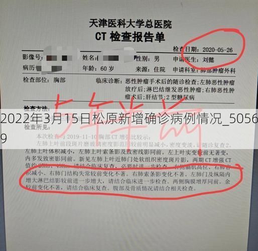 2022年3月15日松原新增确诊病例情况_50569