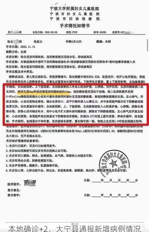 本地确诊+2，大宁县通报新增病例情况