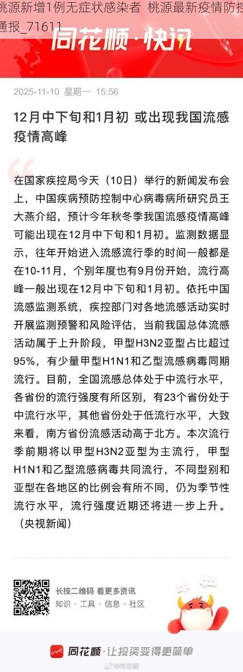 桃源新增1例无症状感染者 桃源最新疫情防控通报_71611