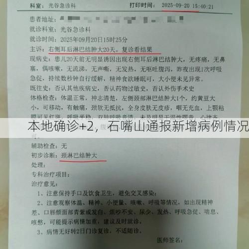 本地确诊+2，石嘴山通报新增病例情况