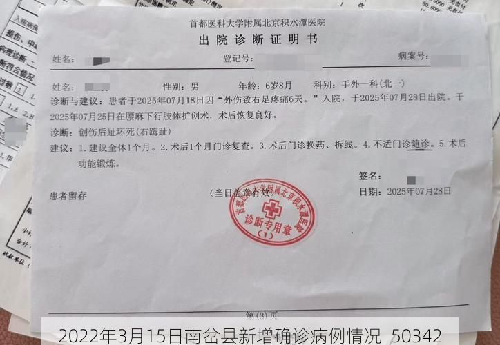 2022年3月15日南岔县新增确诊病例情况_50342