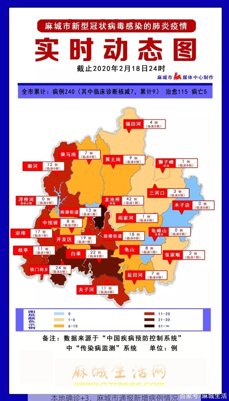 本地确诊+3，麻城市通报新增病例情况