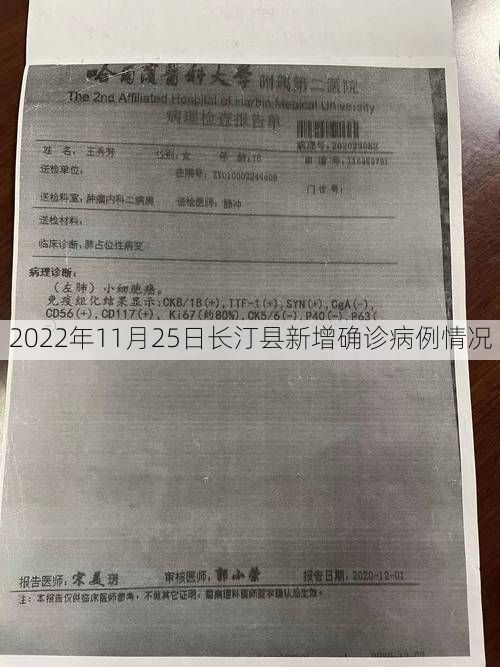 2022年11月25日长汀县新增确诊病例情况