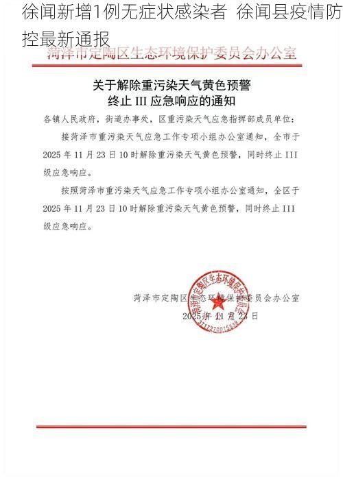 徐闻新增1例无症状感染者  徐闻县疫情防控最新通报