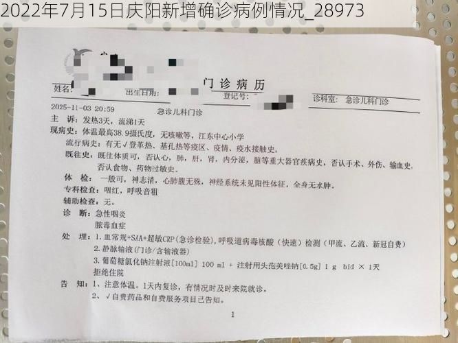 2022年7月15日庆阳新增确诊病例情况_28973