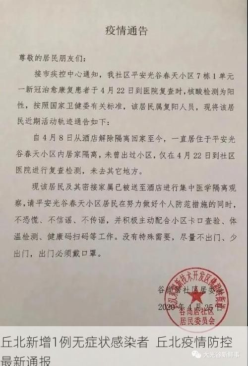 丘北新增1例无症状感染者 丘北疫情防控最新通报