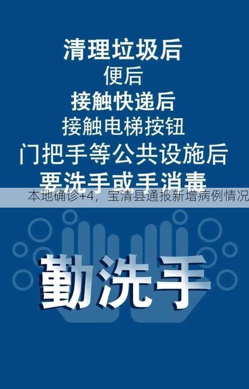 本地确诊+4，宝清县通报新增病例情况