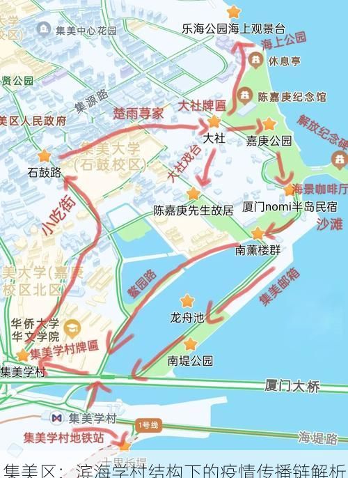 集美区：滨海学村结构下的疫情传播链解析
