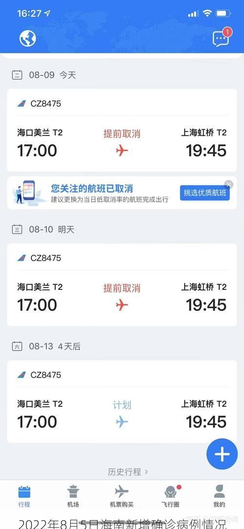 2022年8月5日海南新增确诊病例情况