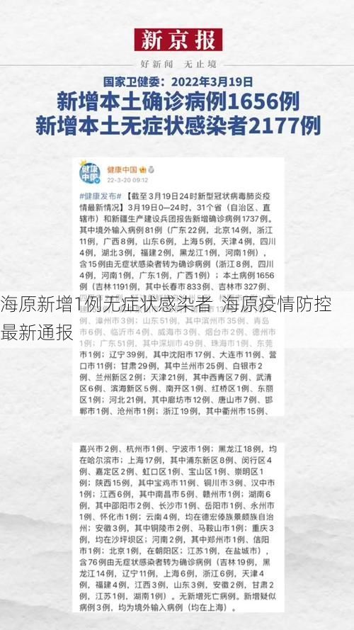 海原新增1例无症状感染者  海原疫情防控最新通报