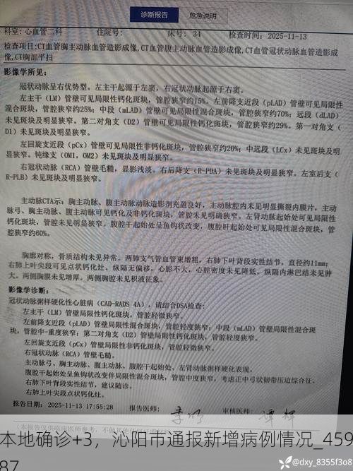 本地确诊+3，沁阳市通报新增病例情况_45987