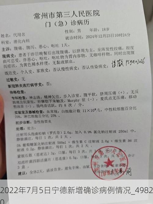 2022年7月5日宁德新增确诊病例情况_49820