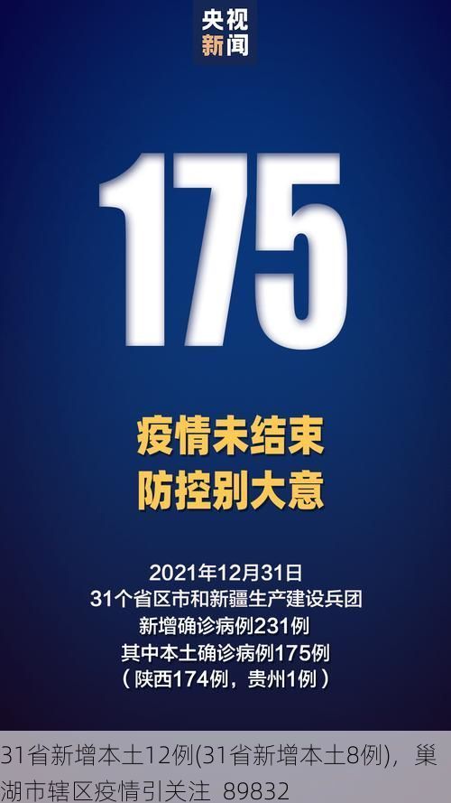 31省新增本土12例(31省新增本土8例)，巢湖市辖区疫情引关注_89832