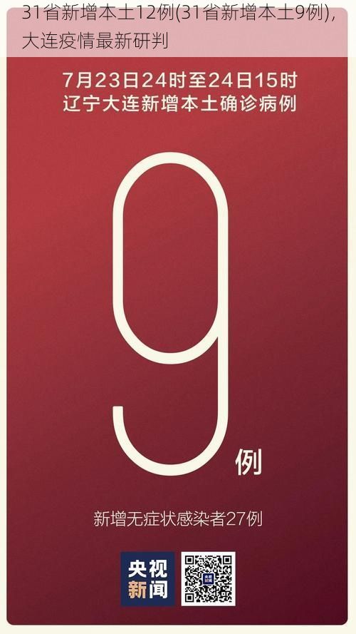31省新增本土12例(31省新增本土9例),大连疫情最新研判