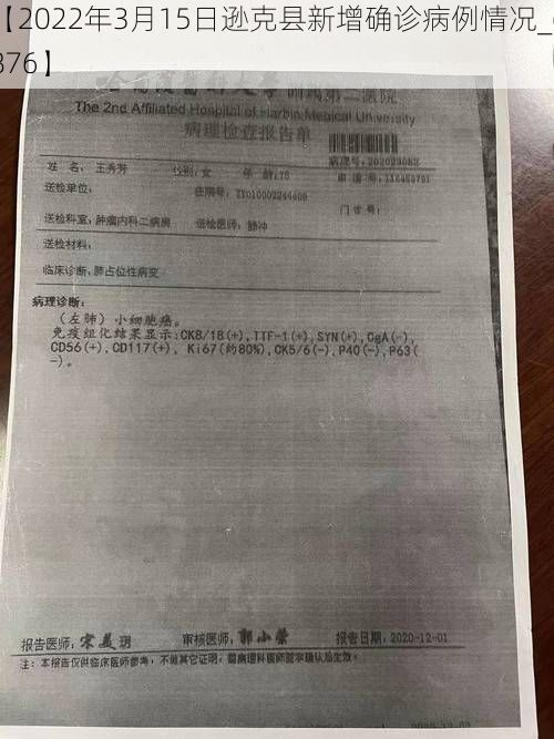 【2022年3月15日逊克县新增确诊病例情况_6876】