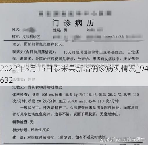 2022年3月15日泰来县新增确诊病例情况_94632