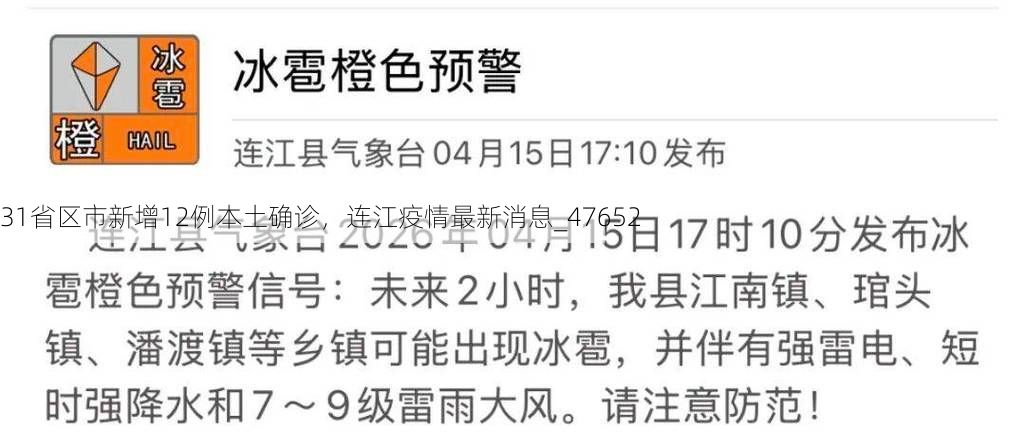 31省区市新增12例本土确诊,连江疫情最新消息_47652