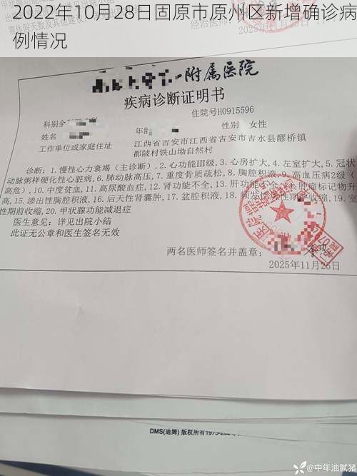 2022年10月28日固原市原州区新增确诊病例情况