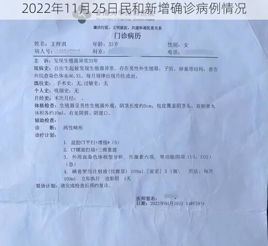 2022年11月25日民和新增确诊病例情况