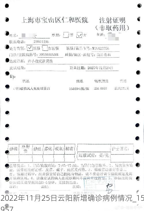 2022年11月25日云阳新增确诊病例情况_15957