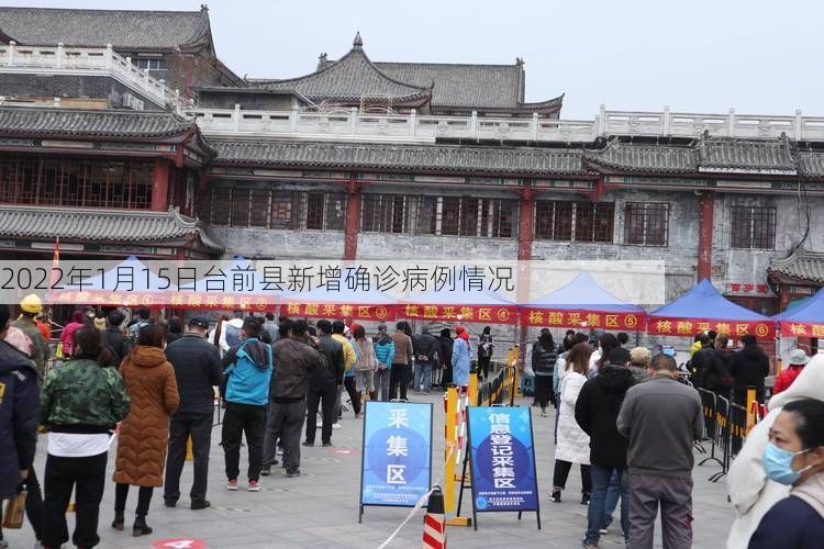 2022年1月15日台前县新增确诊病例情况