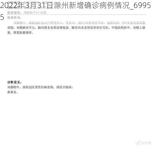 2022年3月31日滁州新增確診病例情況_69955