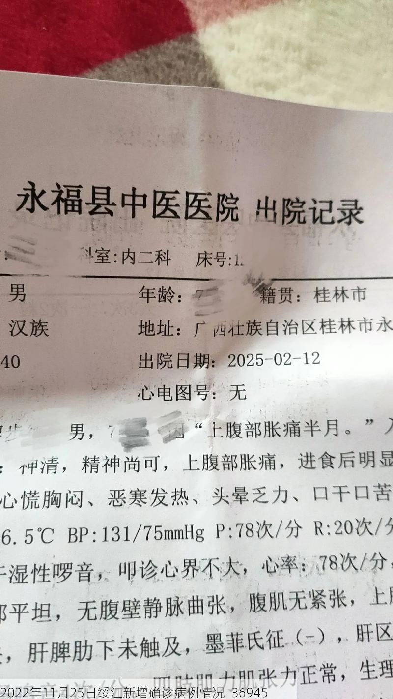 2022年11月25日绥江新增确诊病例情况_36945
