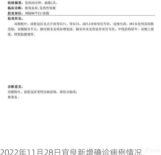 2022年11月28日宜良新增確診病例情況