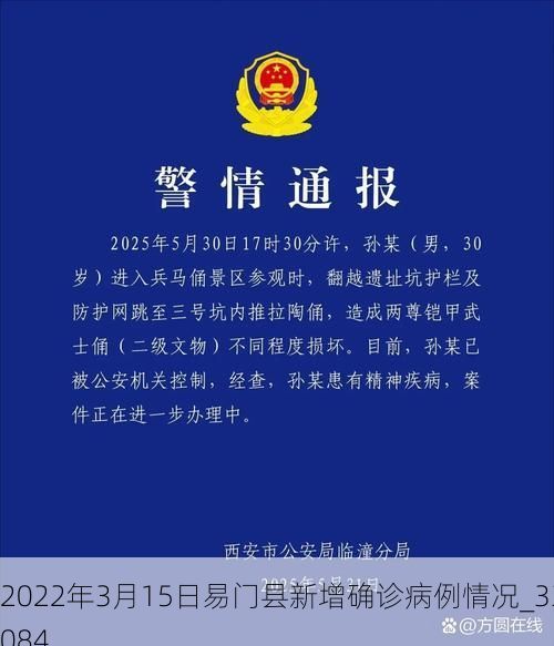 2022年3月15日易門縣新增確診病例情況_33084