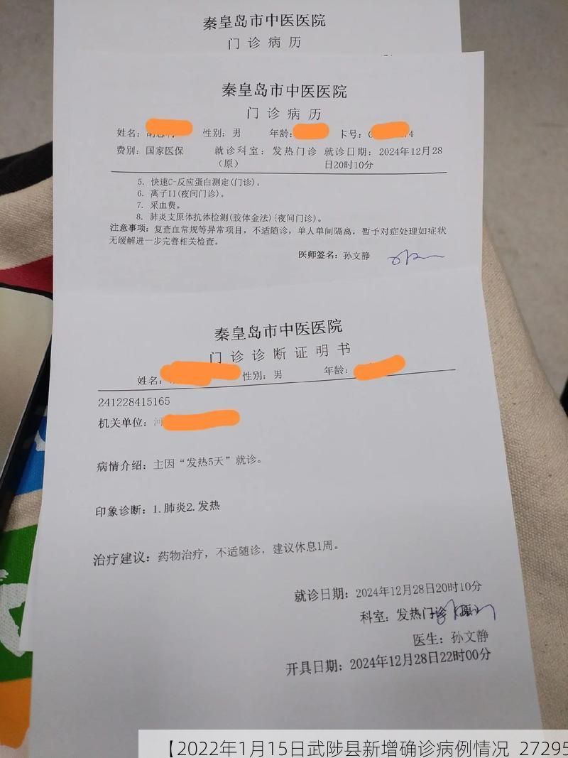 【2022年1月15日武陟縣新增確診病例情況_27295】