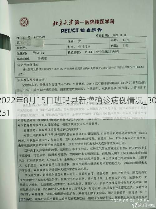 2022年8月15日班瑪縣新增確診病例情況_30231