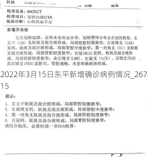 2022年3月15日東平新增確診病例情況_26715