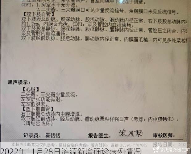 2022年11月28日漣源新增確診病例情況