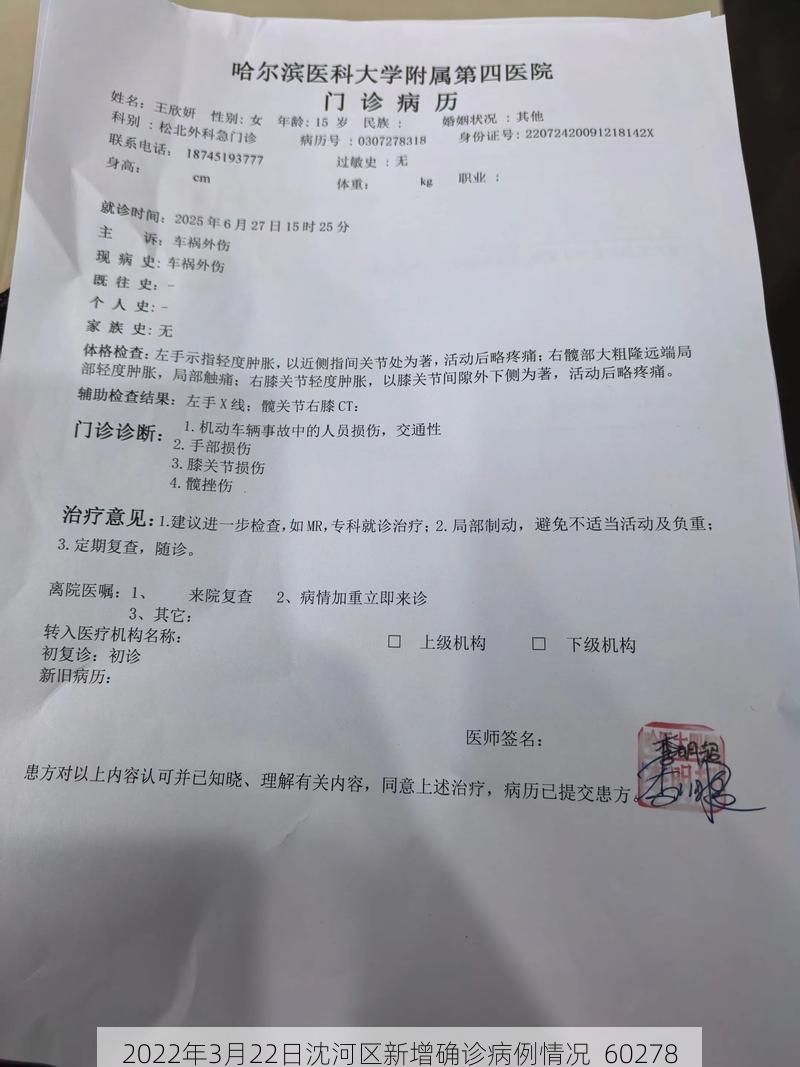 2022年3月22日沈河区新增确诊病例情况_60278