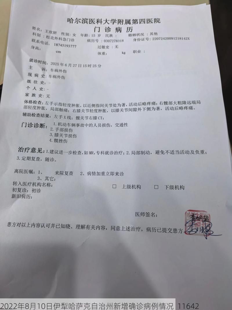 2022年8月10日伊犁哈萨克自治州新增确诊病例情况_11642