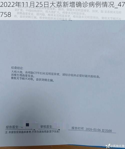 2022年11月25日大荔新增确诊病例情况_47758