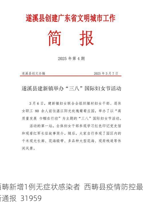 西疇新增1例無癥狀感染者  西疇縣疫情防控最新通報_31959