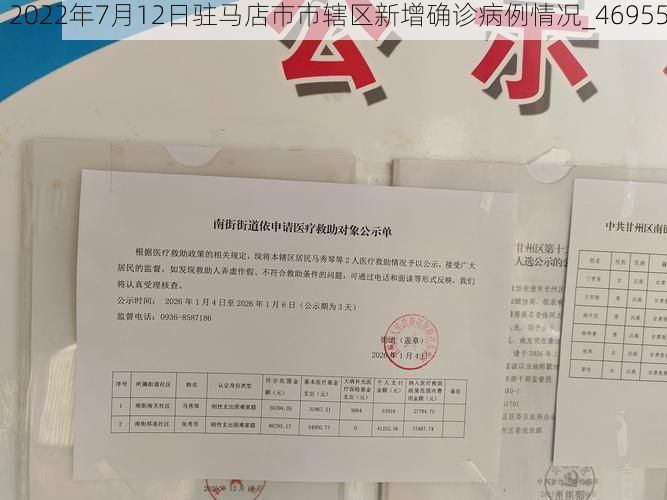 2022年7月12日驻马店市市辖区新增确诊病例情况_46955