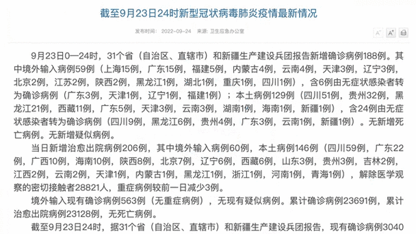 31省新增本土12例(31省新增本土9例)，龙安区疫情引关注
