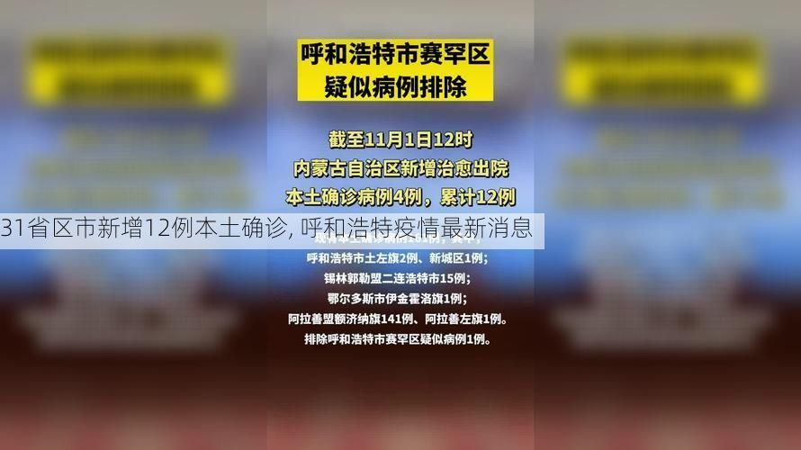 31省區(qū)市新增12例本土確診, 呼和浩特疫情最新消息