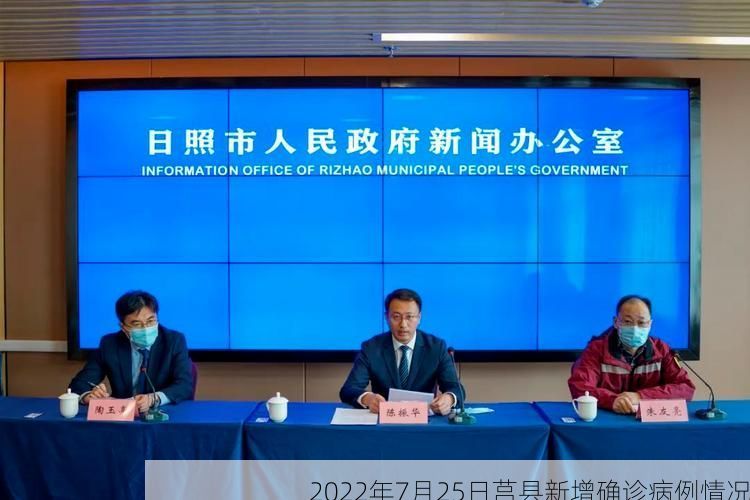 2022年7月25日莒縣新增確診病例情況