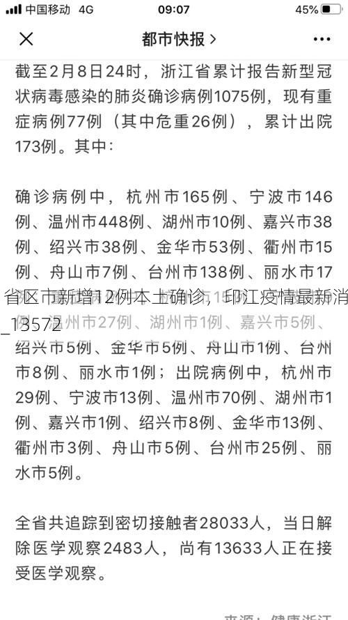 31省區(qū)市新增12例本土確診，印江疫情最新消息_13572
