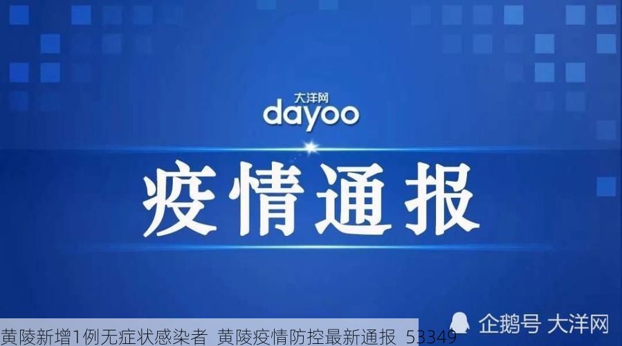 黃陵新增1例無癥狀感染者  黃陵疫情防控最新通報_53349