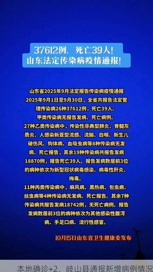 本地确诊+2，岐山县通报新增病例情况